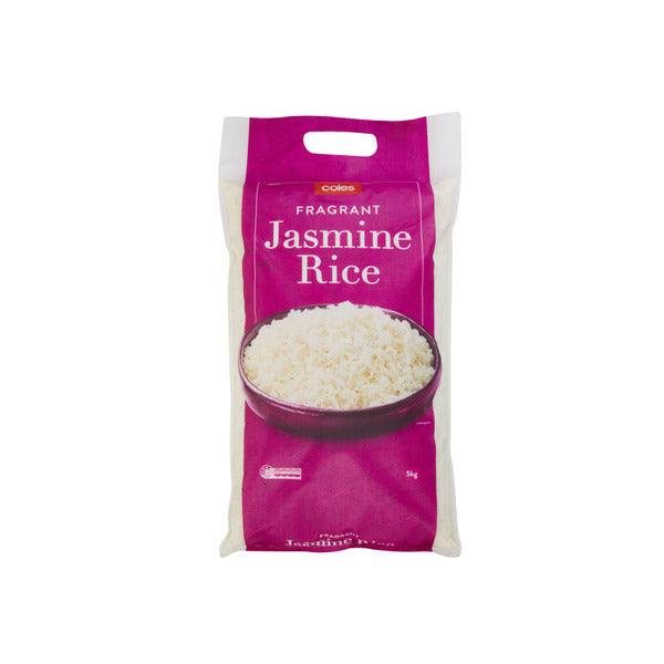 Coles Jasmine Rice | 5kg – Shop & Dispatch