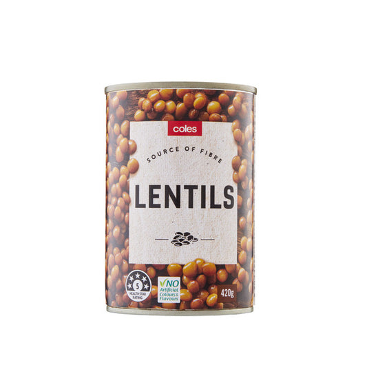 Coles Lentils Beans | 420g