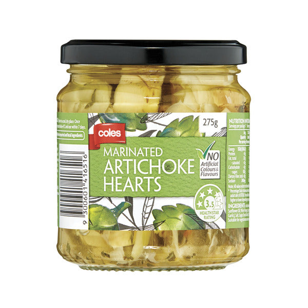 Coles Marinated Artichokes | 275g