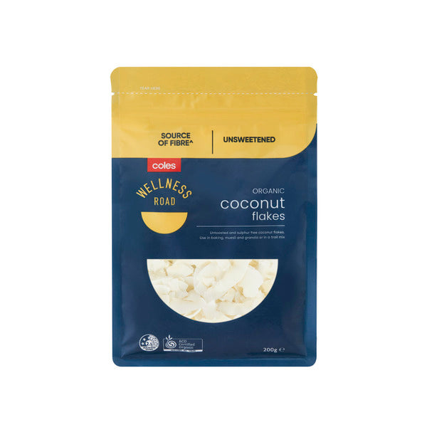 Coles Organic Coconut Flakes | 200g