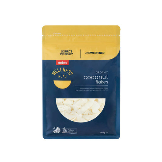 Coles Organic Coconut Flakes | 200g