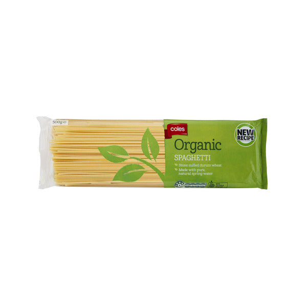 Coles Organic Pasta Spaghetti | 500g