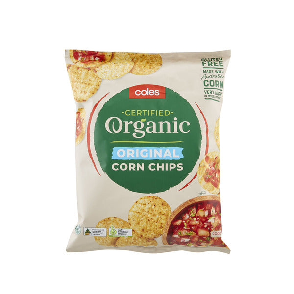 Coles Organic Tortilla Chips | 200g