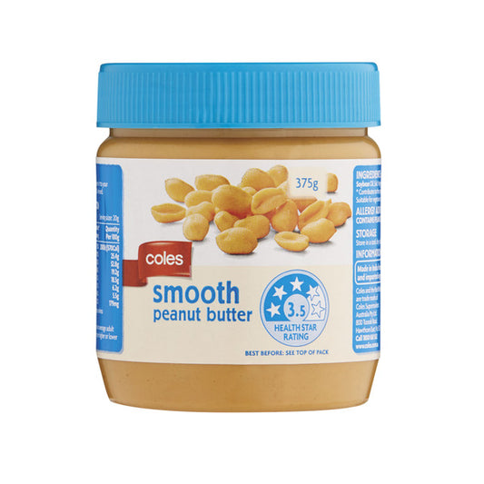 Coles Peanut Butter Smooth Spread | 375g