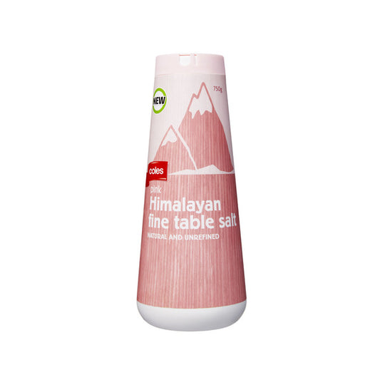 Coles Pink Himalayan Fine Salt | 750g