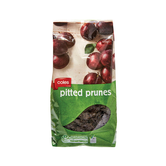 Coles Prunes Pitted | 500g