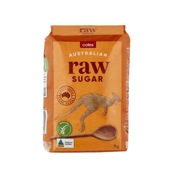 Coles Raw Sugar | 2 kg