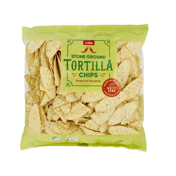 Coles Stone Ground Tortilla Chips | 400g – Shop & Dispatch