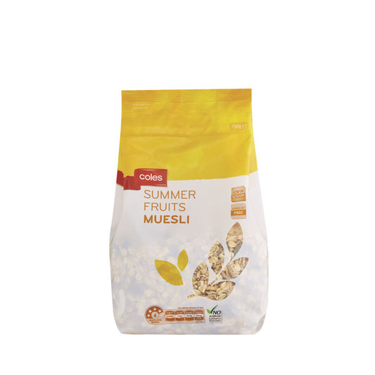 Coles Summer Fruits Muesli | 750g