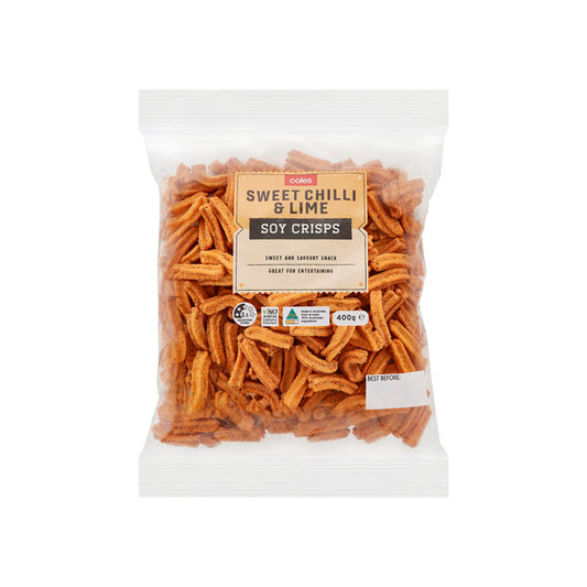 Coles Sweet Chilli & Lime Soy Crisps | 400g