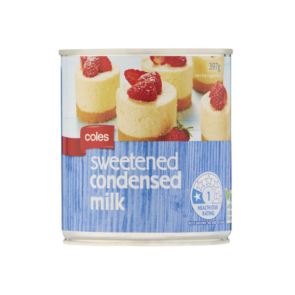 Coles Sweetened Condensed Milk | 397g – Shop & Dispatch