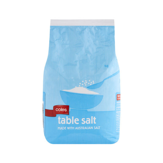Coles Table Salt | 1kg