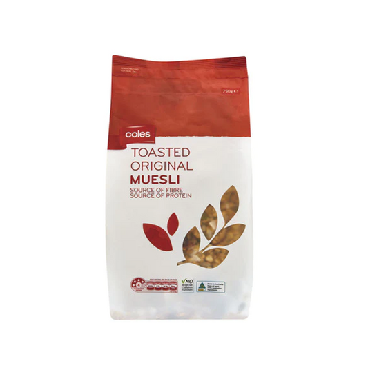 Coles Toasted Original Muesli | 750g