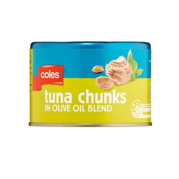 Coles Tuna Chunks In Olive Oil Blend | 425g