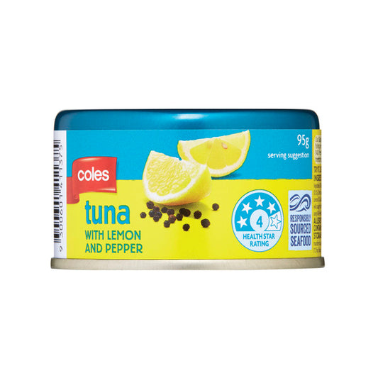 Coles Tuna Lemon & Pepper | 95g