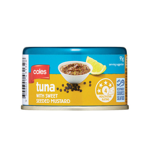 Coles Tuna Sweet Seeded Mustard | 95g