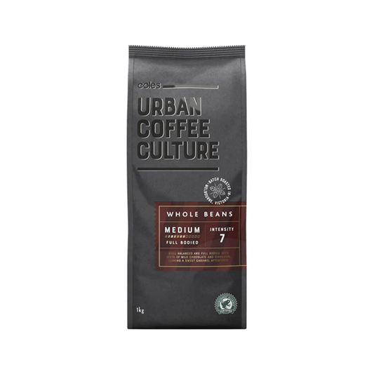 Coles Urban Coffee Culture Medium Roast Beans | 1kg