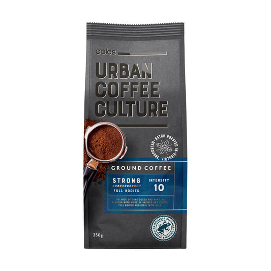 Coles Urban Coffee Culture Strong Ground Coffee | 250g