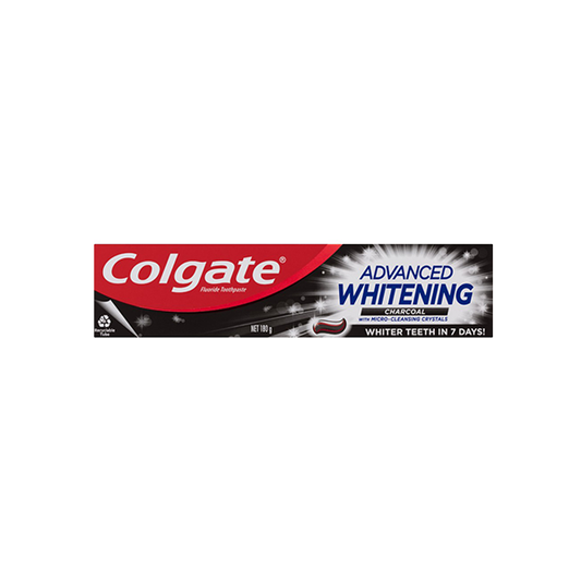 Colgate Advanced Whitening Charcoal Toothpaste with Micro-Cleansing Crystals 180g