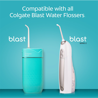 Colgate Blast Water Flosser Regular Nozzle Refills 2 Pack