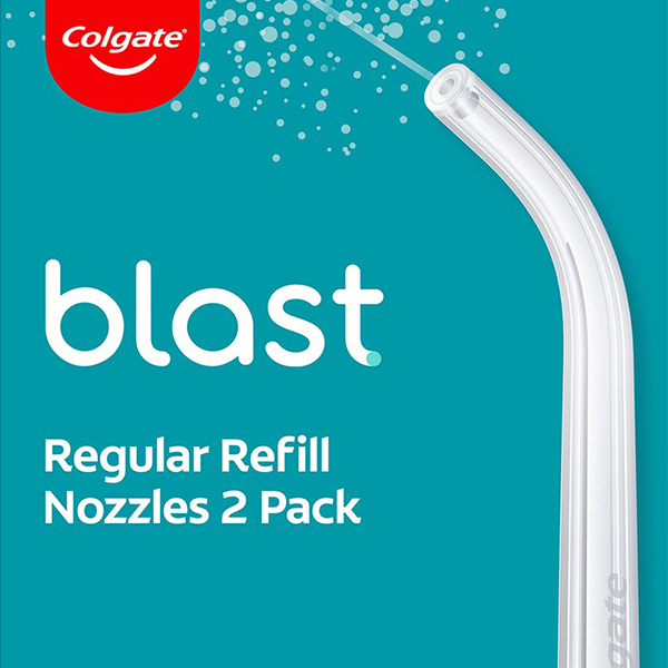 Colgate Blast Water Flosser Regular Nozzle Refills 2 Pack