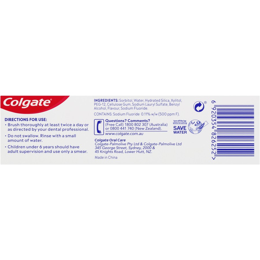 Colgate Kids Anticavity Toothpaste 0-3 Years 80g - Mild Fruit Flavour