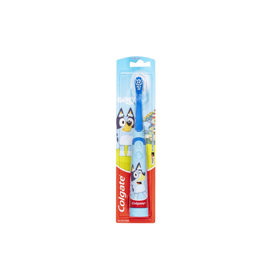 Colgate Kids Junior Bluey Battery Powered Sonic Toothbrush - Extra Soft Bristles