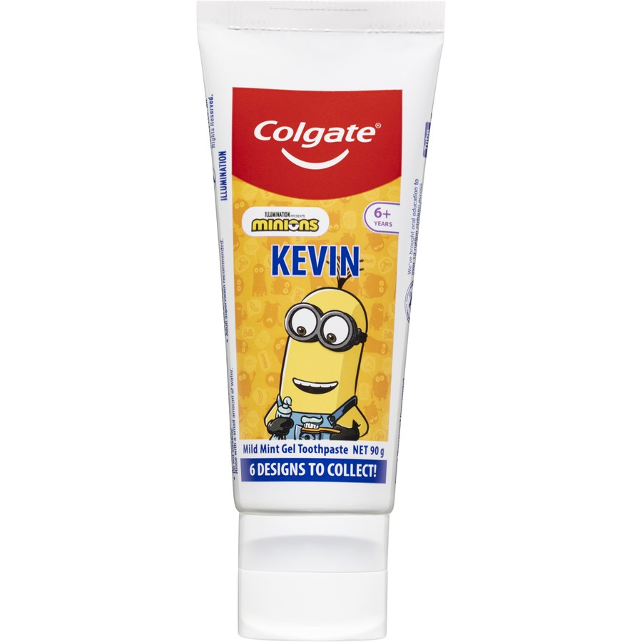 Colgate Kids Minions Toothpaste for Children 6+ Years 90g - Mild Mint Gel