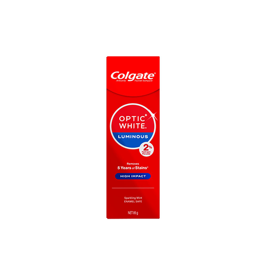 Colgate Optic White Luminous High Impact Teeth Whitening Toothpaste 85g