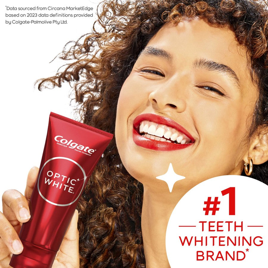 Colgate Optic White Stain Fighter Enamel Care Teeth Whitening Toothpaste 140g