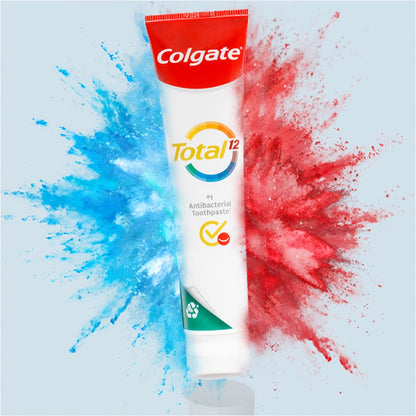 Colgate Total Original Antibacterial Toothpaste 220g, Whole Mouth Health, Multi Benefit