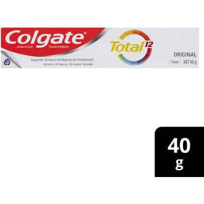 Colgate Total Original Antibacterial Toothpaste 40g - Travel