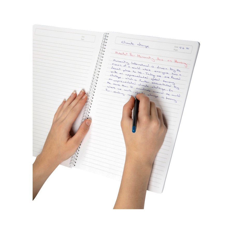 ColourHide A4 120 Page Notebook - Peach