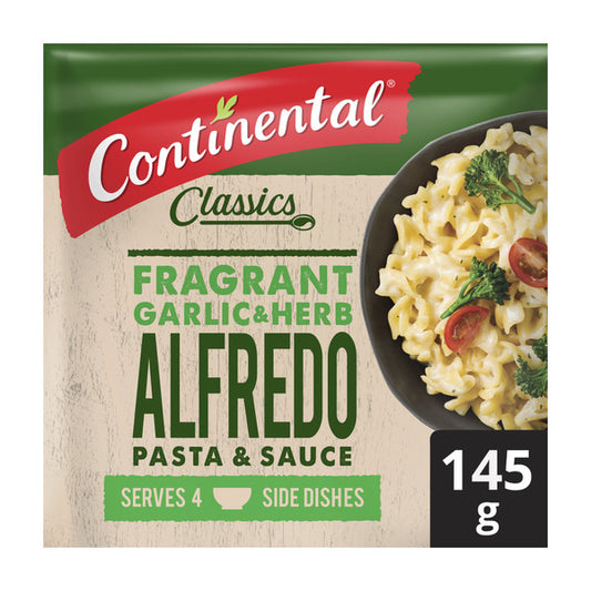 Continental Alfredo With Garlic & Herb Family Pasta & Sauce | 145g