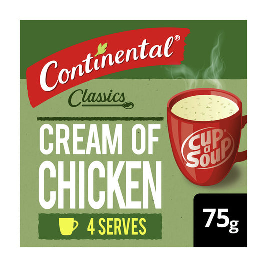 Continental Cup A Soup Cream Of Chicken Soup Serves 4 | 75g