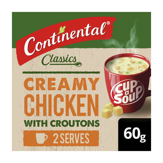 Continental Cup A Soup Creamy Chicken with Croutons Serves 2 | 60g