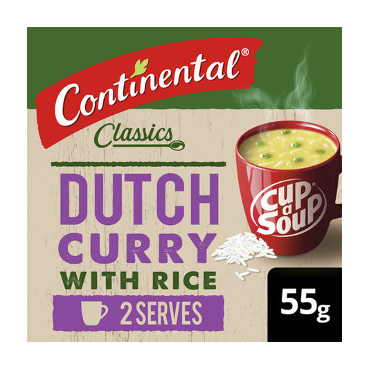Continental Cup A Soup Dutch Curry With Rice Serves 2 | 55g