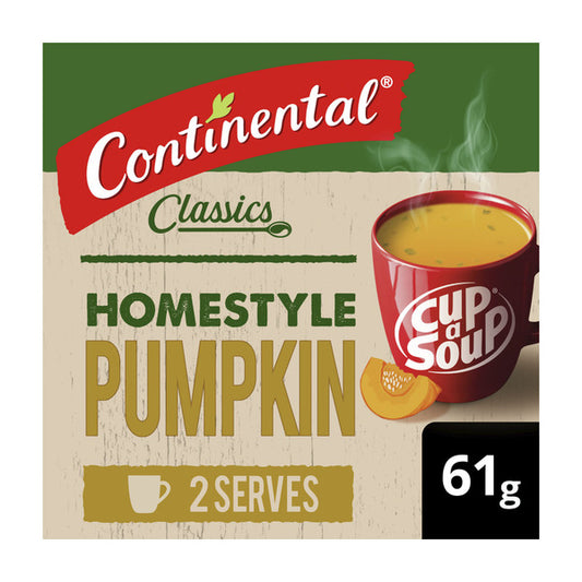 Continental Cup A Soup Homestyle Pumpkin Soup Serves 2 | 61g