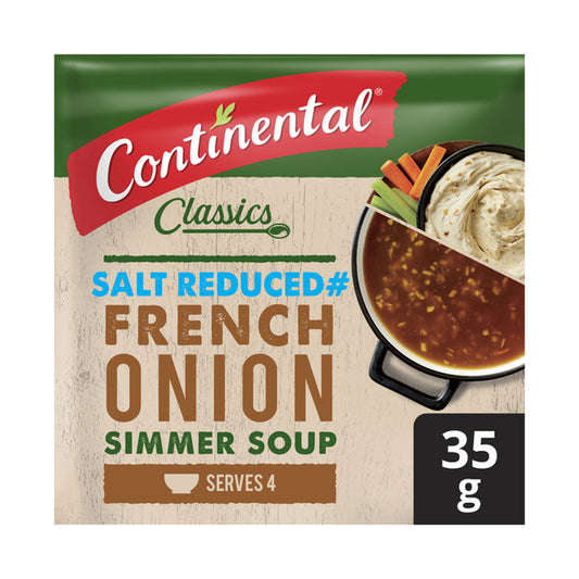 Continental French Onion Salt Reduced Soup Serves 4 | 35g