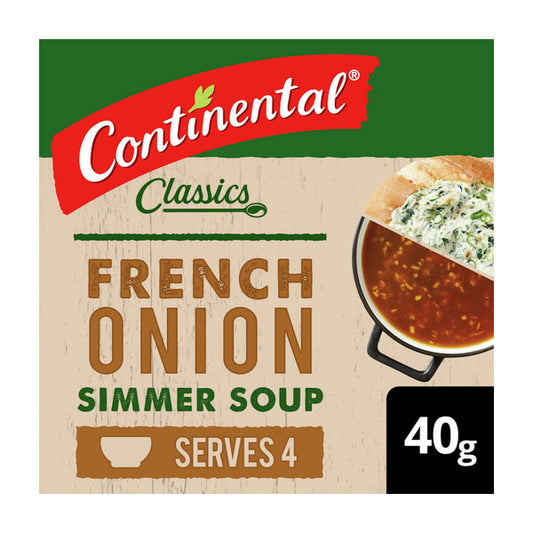 Continental French Onion Soup Serves 4 | 40g