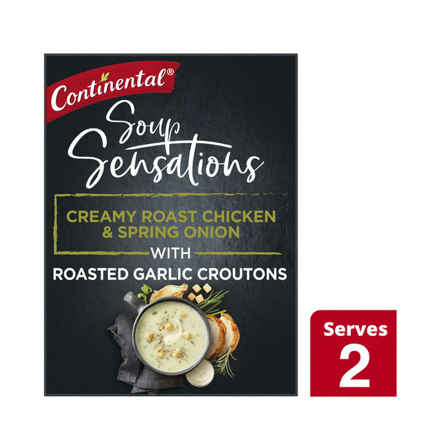 Continental Sensation Creamy Roast Chicken Spring Onion Soup Serves 2 | 61g