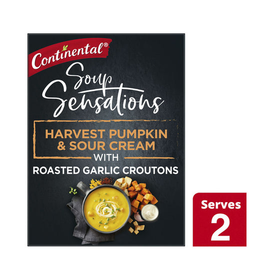 Continental Sensations Harvest Pumpkin & Sour Cream Soup Serves 2 | 70g