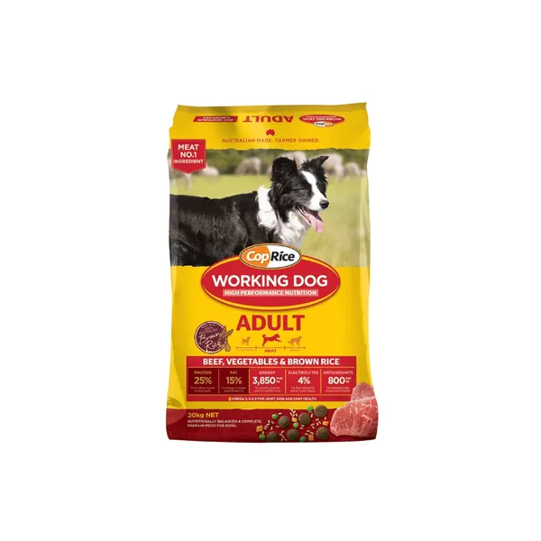 CopRice Working Dog Beef Adult Dog Food 20kg