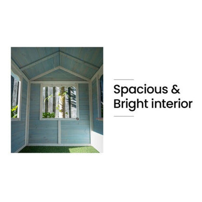 Cottage Style Wooden Childrens Playhouse