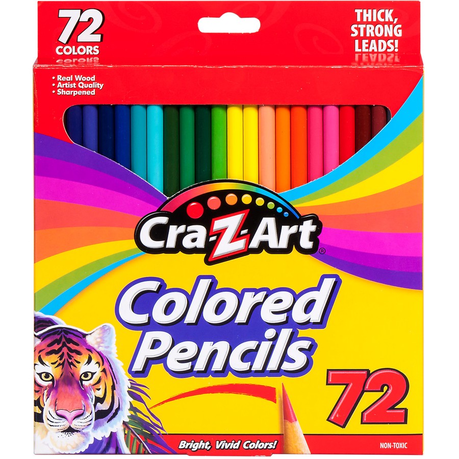 Cra-Z-Art Stationery Coloured Pencils 72 Pieces