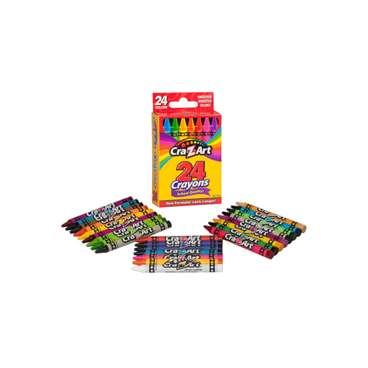 Cra-Z-Art Stationery Crayons 24 Pack