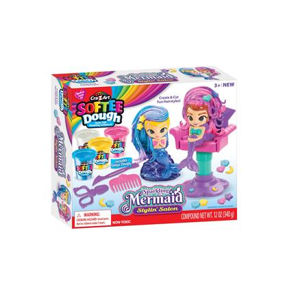 Cra-Z-Art Softee Dough Sparkling Mermaid Stylin' Salon