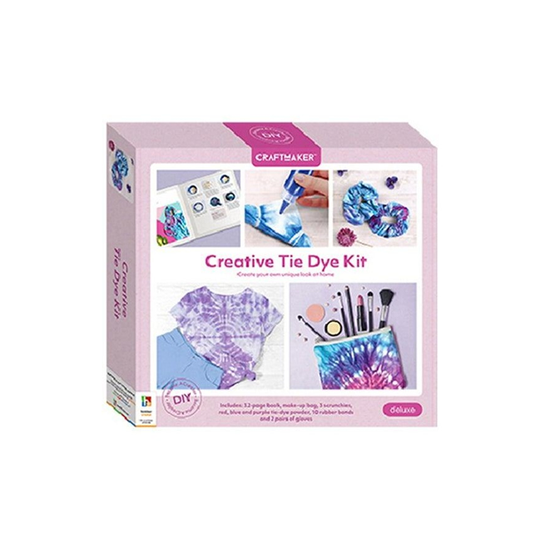 Craft Maker Creative Tie Dye Kit Deluxe Art/Craft Set DIY Hobby Project