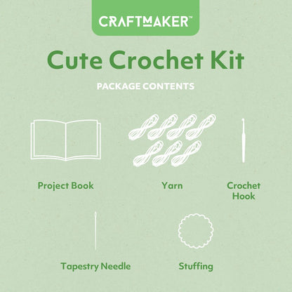 Craft Maker Cute Animals Crochet Kit