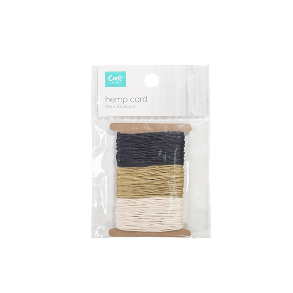 Craftsmart Hemp Cord 3 Pack